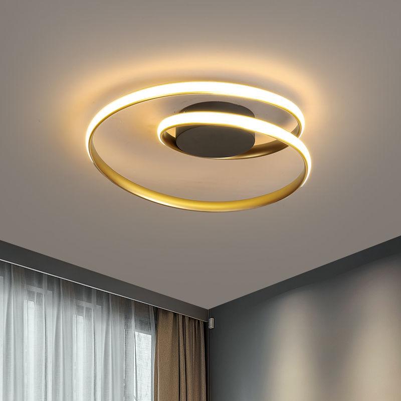 Schlafzimmerlampe Deckenlampe Einfache moderne kreative Persönlichkeit LED-Lampen und Laternen Diameter 50cm gold von Joom DACH