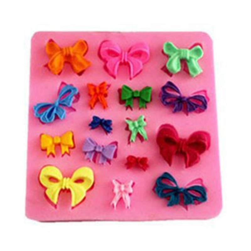 Schleife Knoten Form Dekorationswerkzeug Gürtelschnalle DIY Silikon Kuchenform zum Backen Fondant Cupcake02# von Joom DACH
