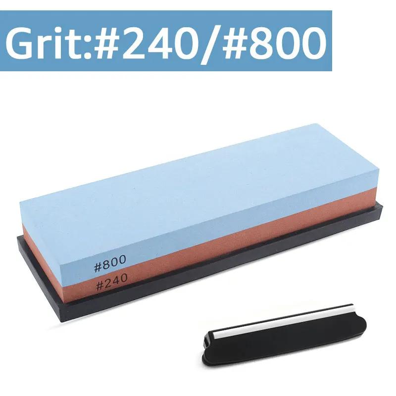 Schleifstein Messerschärfer Professioneller Schleifstein Dual Side Set Schleifen Shapner Wasser Wetstone Küchenzubehör Werkzeuge 240/800# von Joom DACH