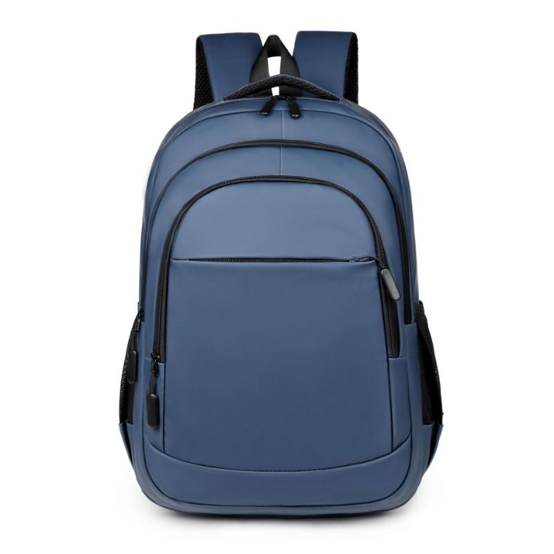 Schlichter, großvolumiger, hochwertiger Business-Rucksack, Computertasche für den täglichen Weg zur Arbeit, Multifunktionaler Herren-Rucksack für kurze Reisen blau von Joom DACH