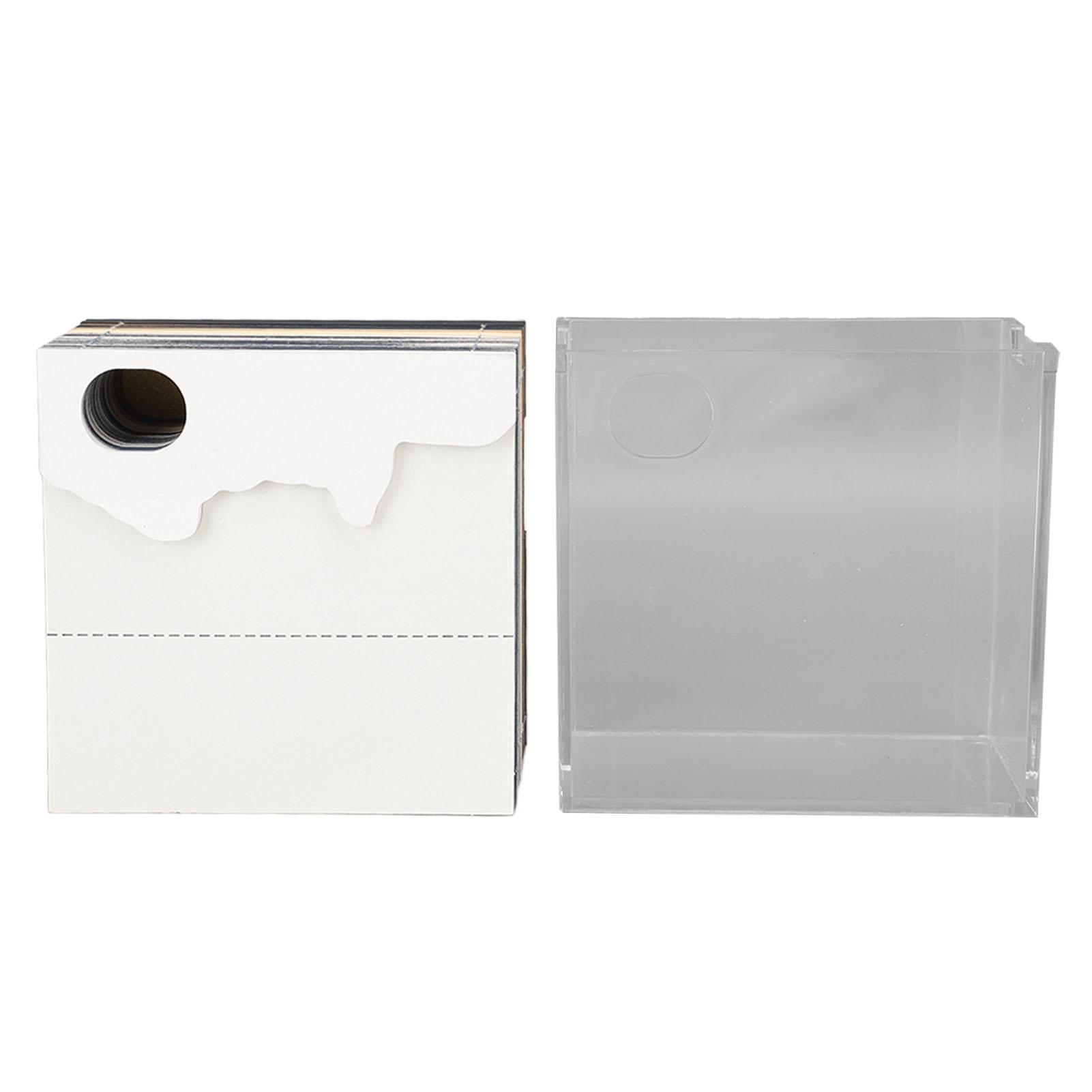 Schloss 3D Notizblock Multifunktion 2024 Kalender Notizblock Praktische Aufkleber mit Licht Weihnachten von Joom DACH