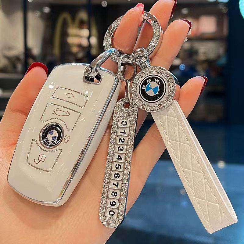 Schlüsselanhänger-Abdeckung, Schlüsselhülle für BMW 1 3 4 5 6 7 Serie X3 X4 M5 M6 3GT 5GT, für Bmw Motorrad, Geschenke für Männer, Autozubehör von Joom DACH