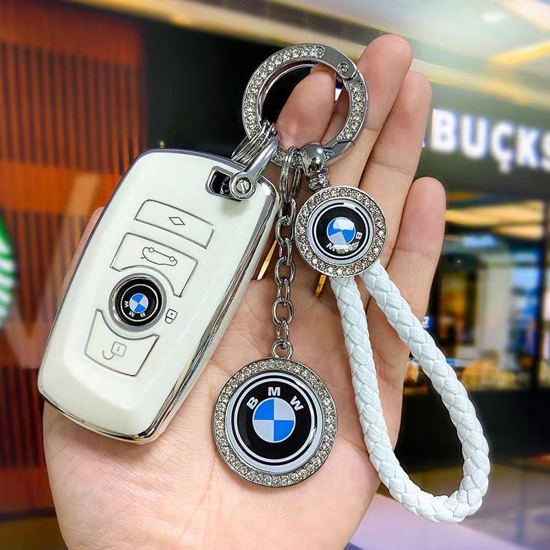 Schlüsselanhänger-Abdeckung, Schlüsselhülle für BMW 1 3 4 5 6 7 Serie X3 X4 M5 M6 3GT 5GT, für Bmw Motorrad, Geschenke für Männer, Autozubehör von Joom DACH