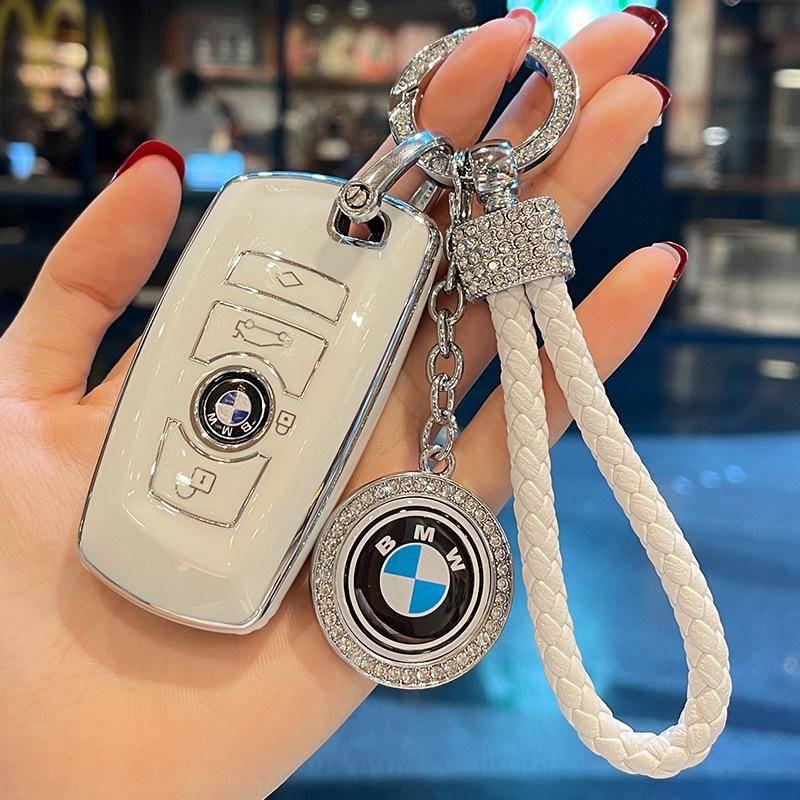 Schlüsselanhänger-Abdeckung, Schlüsselhülle für BMW 1 3 4 5 6 7 Serie X3 X4 M5 M6 3GT 5GT, für Bmw Motorrad, Geschenke für Männer, Autozubehör von Joom DACH
