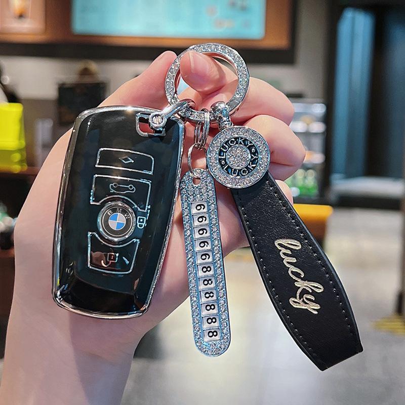Schlüsselanhänger-Abdeckung, Schlüsselhülle für BMW 1 3 4 5 6 7 Serie X3 X4 M5 M6 3GT 5GT, für Bmw Motorrad, Geschenke für Männer, Autozubehör von Joom DACH