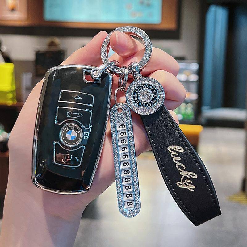 Schlüsselanhänger-Abdeckung, Schlüsselhülle für BMW 1 3 4 5 6 7 Serie X3 X4 M5 M6 3GT 5GT, für Bmw Motorrad, Geschenke für Männer, Autozubehör von Joom DACH