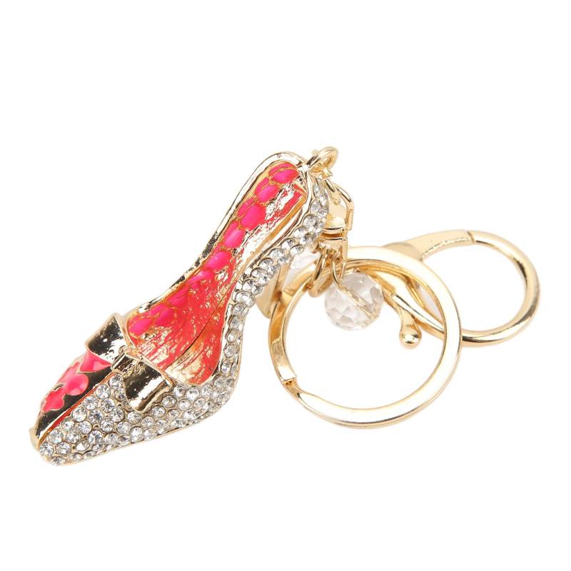 Schlüsselanhänger Damen High Heels Form Kompakter Eleganter Stil Anhänger für Handtaschen DekorationPink rosa von Joom DACH