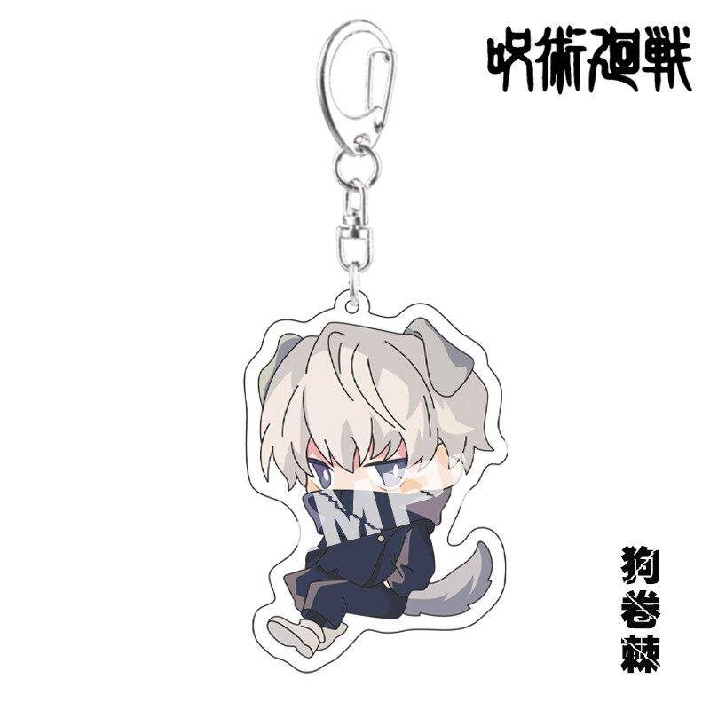 Schlüsselanhänger Mann Jujutsu Kaisen Schlüsselanhänger Frauen Anhänger Schlüsselanhänger Kette für Hosen Schmuck Kinder Niedlicher Schlüsselanhänger Mode Acryl Brelok von Joom DACH