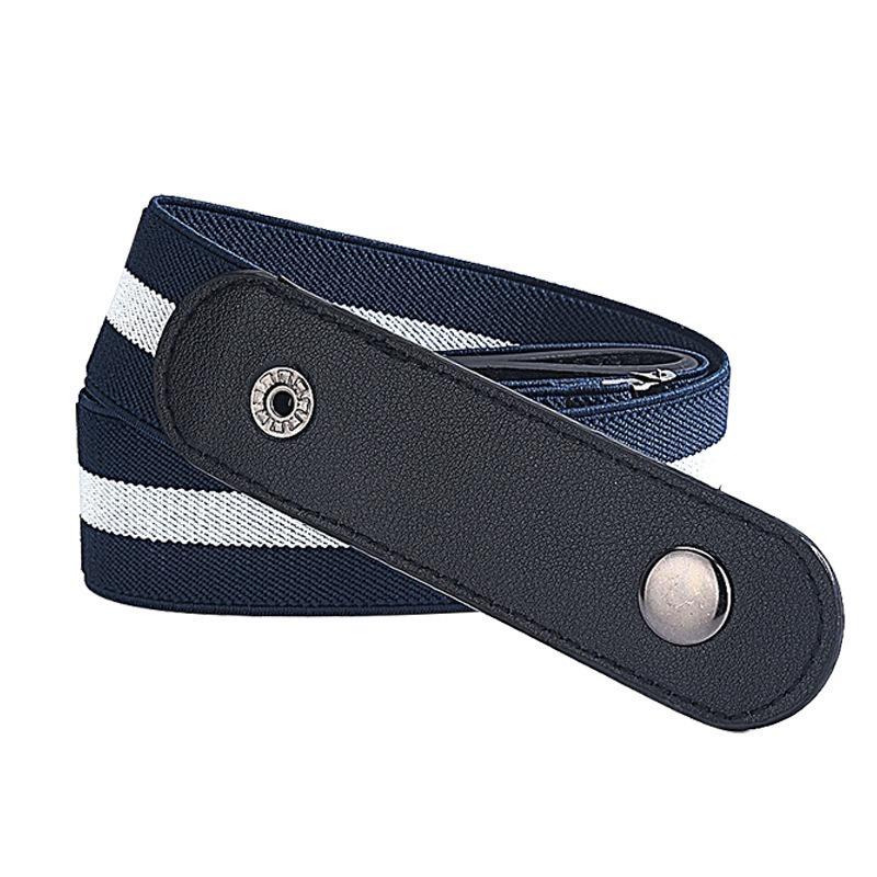 Schnallenfreier Gürtel für Jeans, Hosen, Kleider, elastischer Taillengürtel ohne Schnalle für Damen und Herren, kein Wölben, kein Ärger, stanzfreier Taillengürtel blau/weiß Schnallenfreier Gürtel für Jeans, Hosen, Kleider, elastischer Taillengürtel ohne Schnalle für Damen und Herren, kein Wölben, kein Ärger, stanzfreier Taillengürtel blau/weiß von Joom DACH