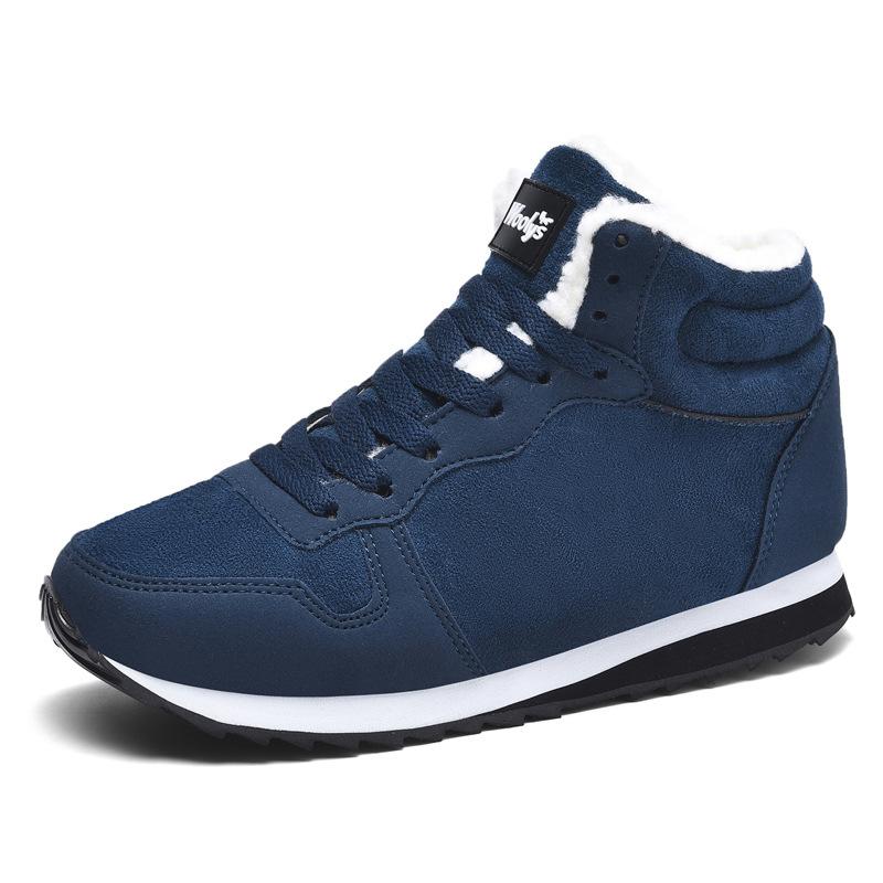 Schnee Stiefel Männer Casual männer Stiefel Männlichen Winter Schuhe für Männer Im Freien Männer Schuh Wanderschuhe Mann Militär Männer der Arbeit Schuhe Schuhe 44 blau von Joom DACH