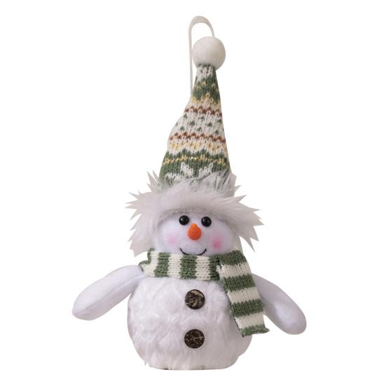 Schneemann-Weihnachtsdekoration, beleuchtete Schneemann-Puppe aus Plüsch, batteriebetrieben, Nachtlicht, Schneemann-Figur für Weihnachtsgeschenke, Tischdekoration A von Joom DACH