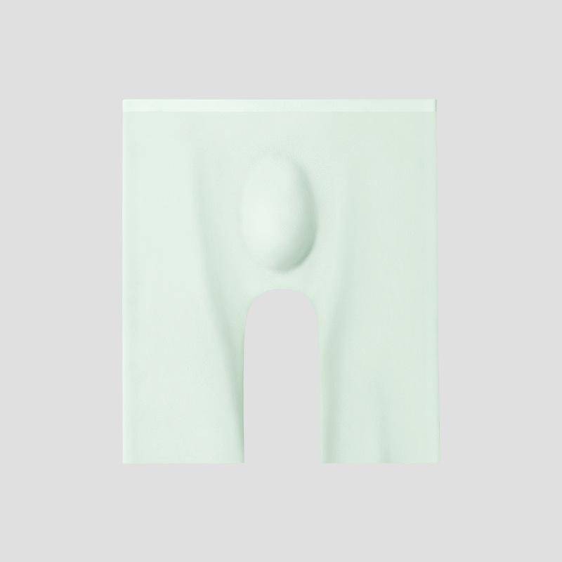 Schnelltrocknende nahtlose Boxershorts für Herren im Sommer – verschleißfest, Eisseide, verlängert zum Laufen 3XL hellblaue von Joom DACH