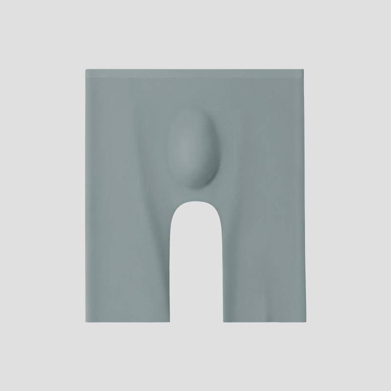 Schnelltrocknende nahtlose Boxershorts für Herren im Sommer – verschleißfest, Eisseide, verlängert zum Laufen L graue von Joom DACH