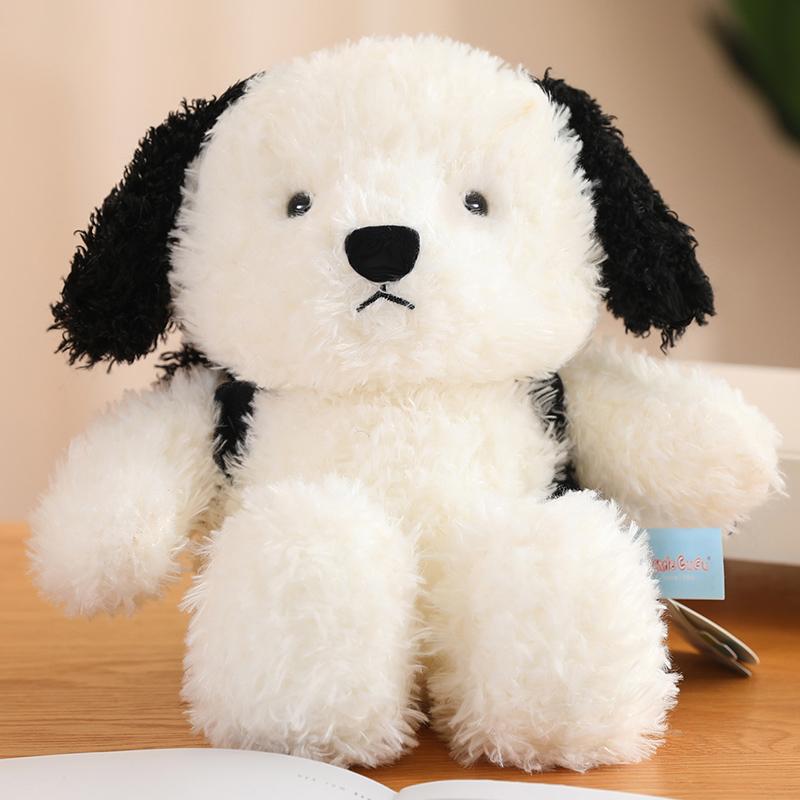 Schöner Rucksack, weißer Hund, schwarzer Hund, Plüschtier, Kaninchen, Plüschtier, gefüllte Puppe, Spielzeug für Kinder, Mädchen, Geburtstagsgeschenk, Requisiten 35cm von Joom DACH