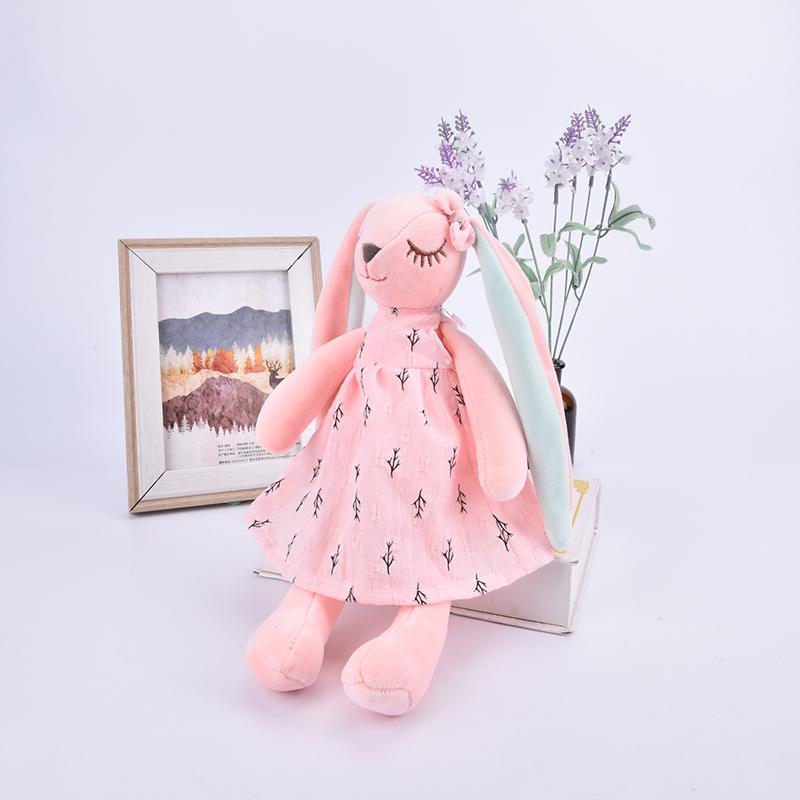 Schönes Cartoon-Kaninchen-Plüschtier, kreative süße Langohr-Hasenpuppe rosa Schönes Cartoon-Kaninchen-Plüschtier, kreative süße Langohr-Hasenpuppe rosa von Joom DACH