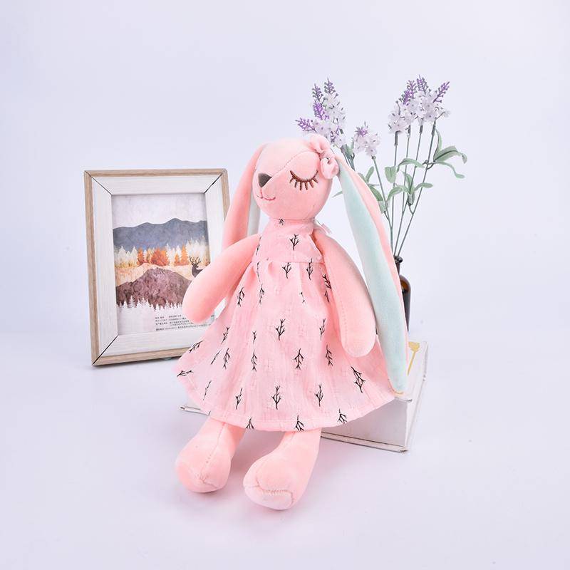 Schönes Cartoon-Kaninchen-Plüschtier, kreative süße Langohr-Hasenpuppe rosa Schönes Cartoon-Kaninchen-Plüschtier, kreative süße Langohr-Hasenpuppe rosa von Joom DACH
