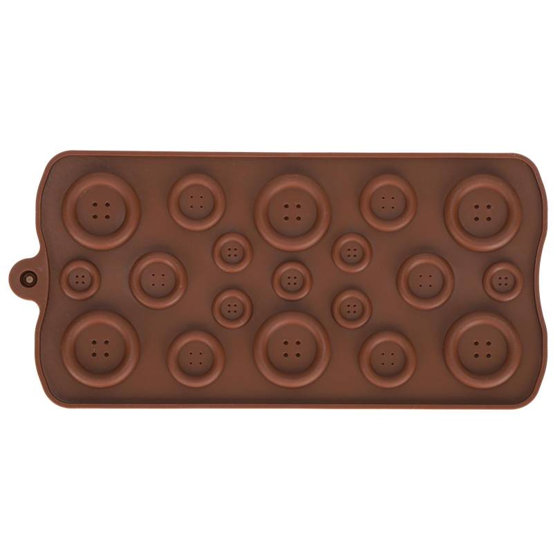 Schokoladenform Tablett Knopf-Form Form DIY Fondant Gebäck Süßigkeitenherstellung Backwerkzeuge von Joom DACH