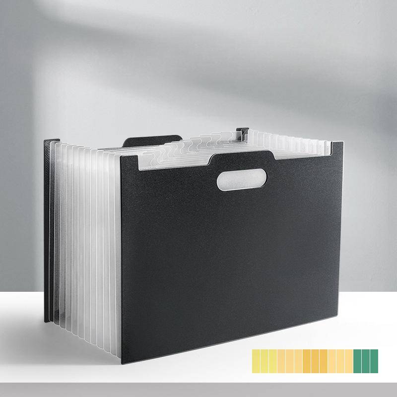Schreibtisch-Aktenordner, Dokumenten- und Papier-Organizer, Aufbewahrungshalter, mehrschichtige Erweiterungsbox, Schule, Büro, Schreibwaren Thin style schwarz Schreibtisch-Aktenordner, Dokumenten- und Papier-Organizer, Aufbewahrungshalter, mehrschichtige Erweiterungsbox, Schule, Büro, Schreibwaren Thin style schwarz von Joom DACH
