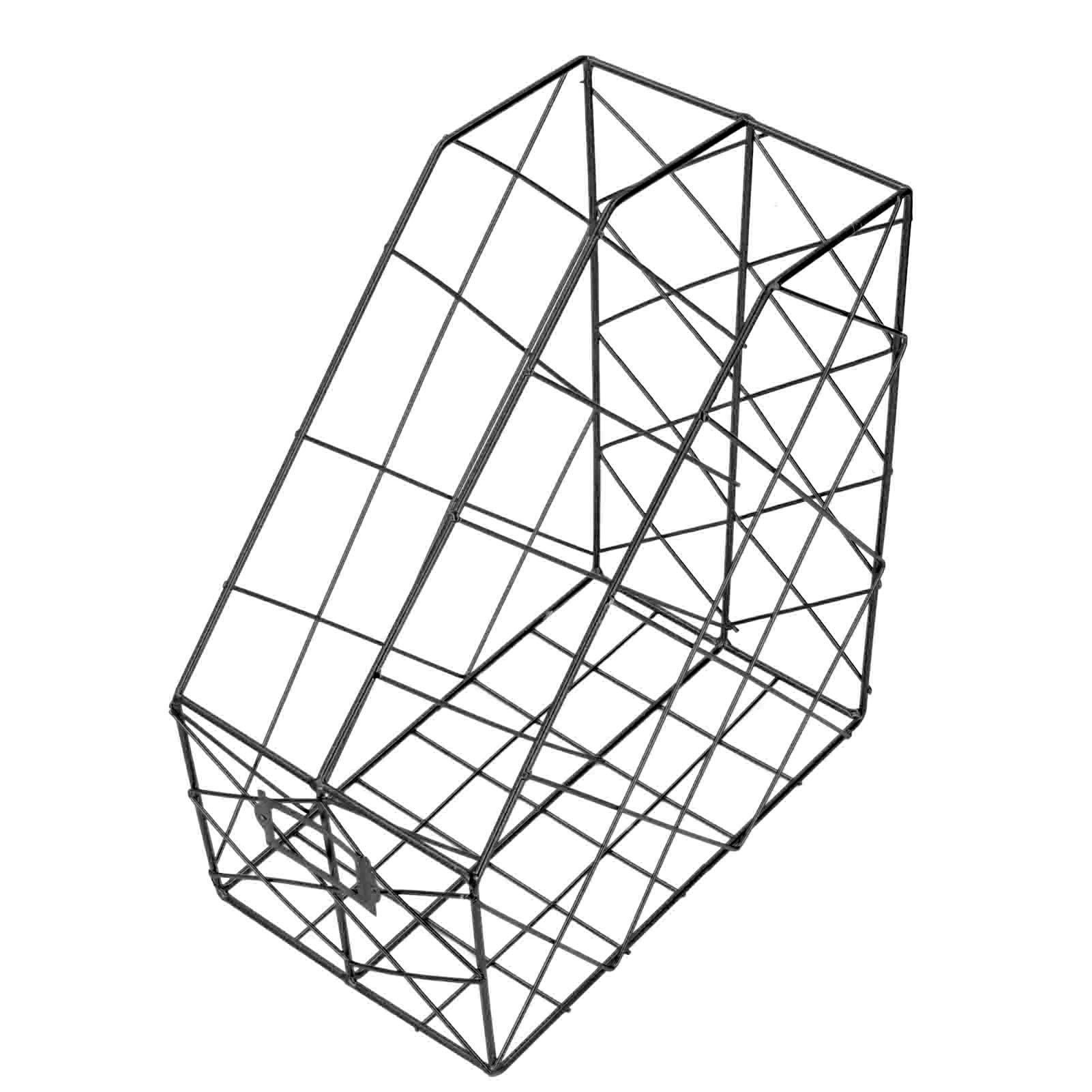 Schreibtisch Zeitschriftenhalter Einfache Geometrie Metall Platzsparend Schreibtisch Zeitschriftenablage Organizer für Dokumente von Joom DACH