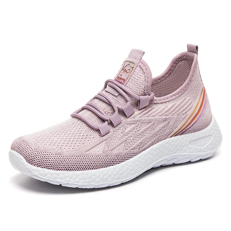 Schuhe Damen Neue Damen Schuhe Einzelne Schuhe Polyurethan Fly Woven Casual Sportschuhe Damen 40 von Joom DACH