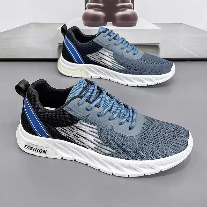 Schuhe Herren Sommer Atmungsaktive Dünne Mesh-Schuhe Neue Fliegende Gewebte Mesh-Sneaker Allround Herren Freizeit Trendschuhe 43 von Joom DACH