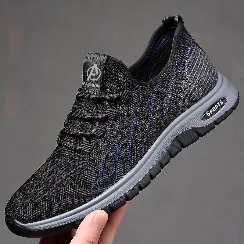Schuhe Herren Sommer dünne atmungsaktive Fly-Woven Mesh Herrenschuhe trendige Schnürschuhe leichte Sportlaufschuhe für Herren 42 Schuhe Herren Sommer dünne atmungsaktive Fly-Woven Mesh Herrenschuhe trendige Schnürschuhe leichte Sportlaufschuhe für Herren 42 von Joom DACH