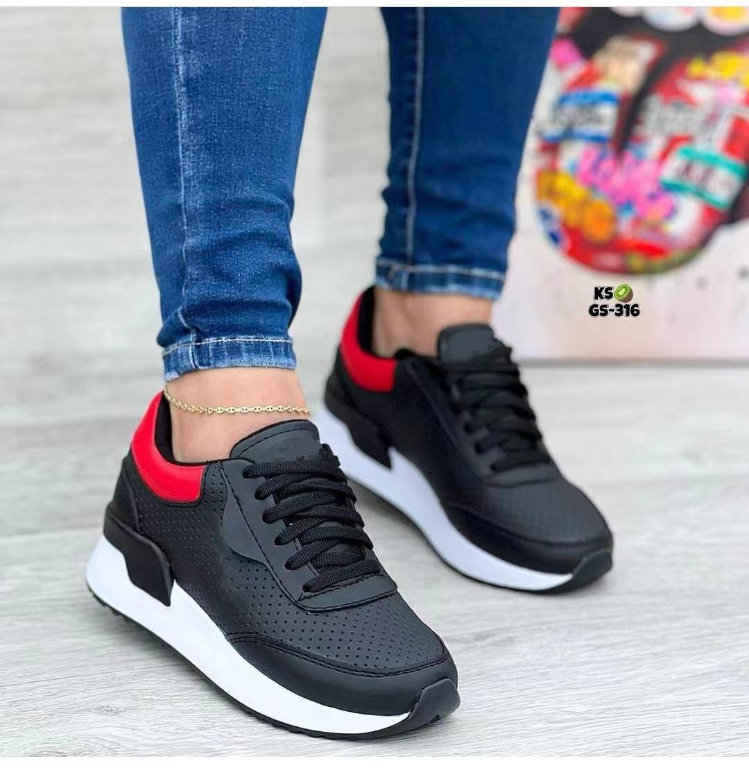 Schuhe Sneakers Damen Übergröße Damen Freizeitschuhe Outdoor Chunky Sneakers Trainer Plateau Sneakers Flache Mujer Schuhe Frau 43 von Joom DACH