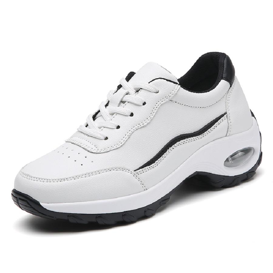 Schuhe für Frauen Plattform Casual Sneakers Designer Marke Luxus Frauen Wanderschuhe Keile Chunky Wandern Frau Sport Schuhe 35 von Joom DACH