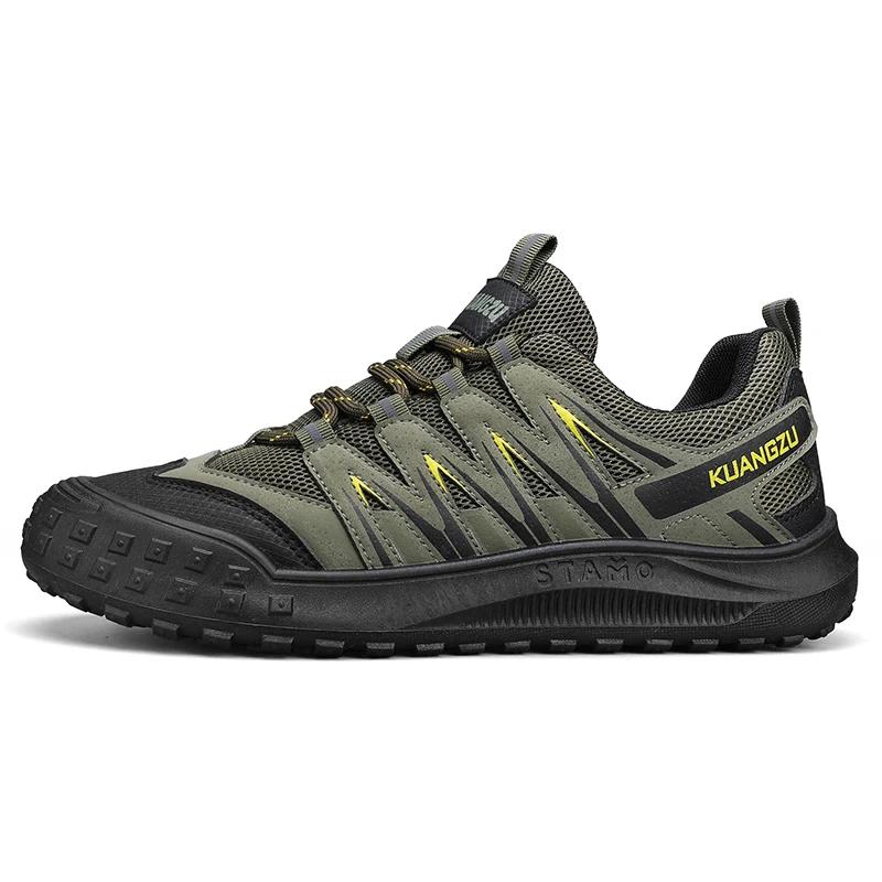 Schuhe für Herren  Neue Mode Freizeitschuhe Atmungsaktiv und Bequem Sport Outdoor Wandern Abriebfest Herren Laufschuhe 39 olivgrüne von Joom DACH