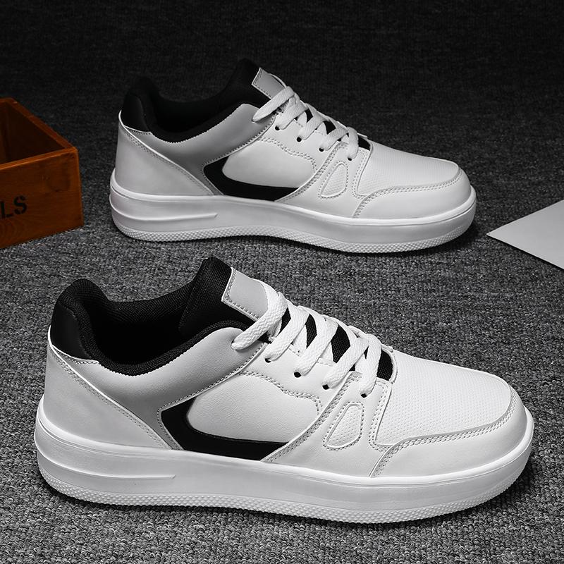 Schuhe für Herren Sneaker Plateau Training Bequem Schnürschuhe Outdoor Joggen Designer Hochwertige Freizeitschuhe Große Größe 46 schwarz von Joom DACH