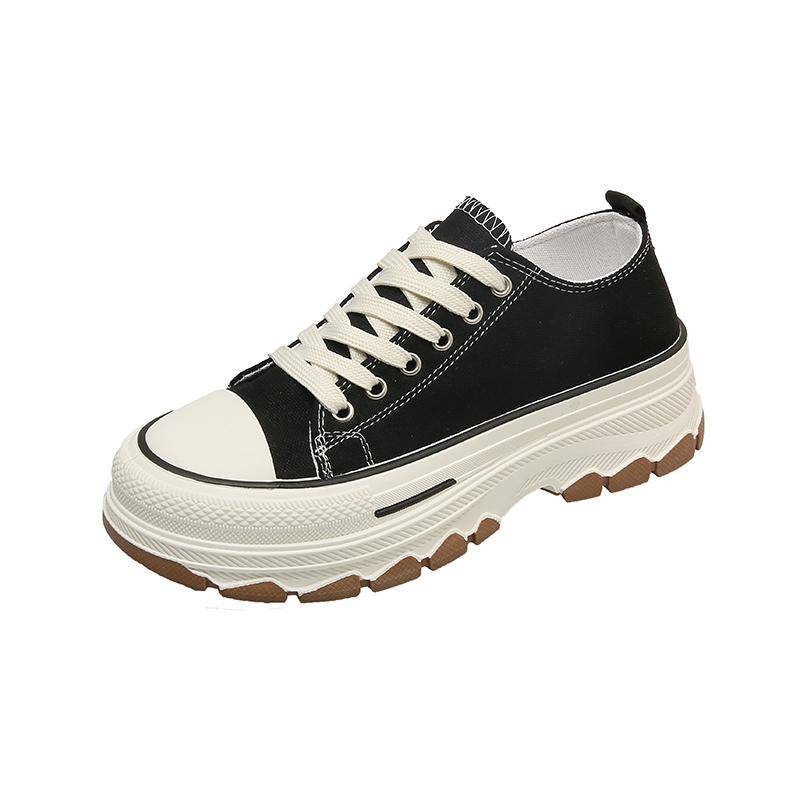 Schuhe mit flachem Ausschnitt Damen Plateau Slipper Sneaker Herbst Runde Zehen Creepers Neu Sommer Sport Herbst Clogs 36 von Joom DACH