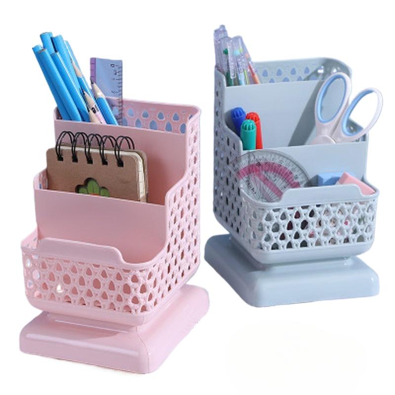 Schule Schreibwaren Make-Up Organizer Desktop Storage Box Container für Kosmetik Schmuck Schreibwaren Pl weiß von Joom DACH