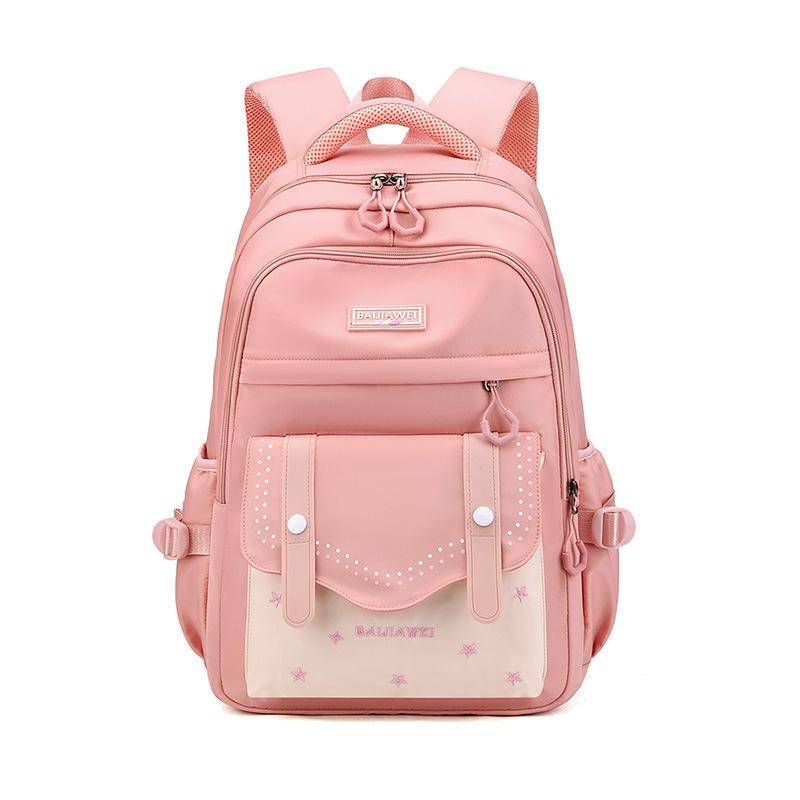 Schultasche weiblich große Kapazität wasserdicht Student Rucksack Mädchen rosa von Joom DACH