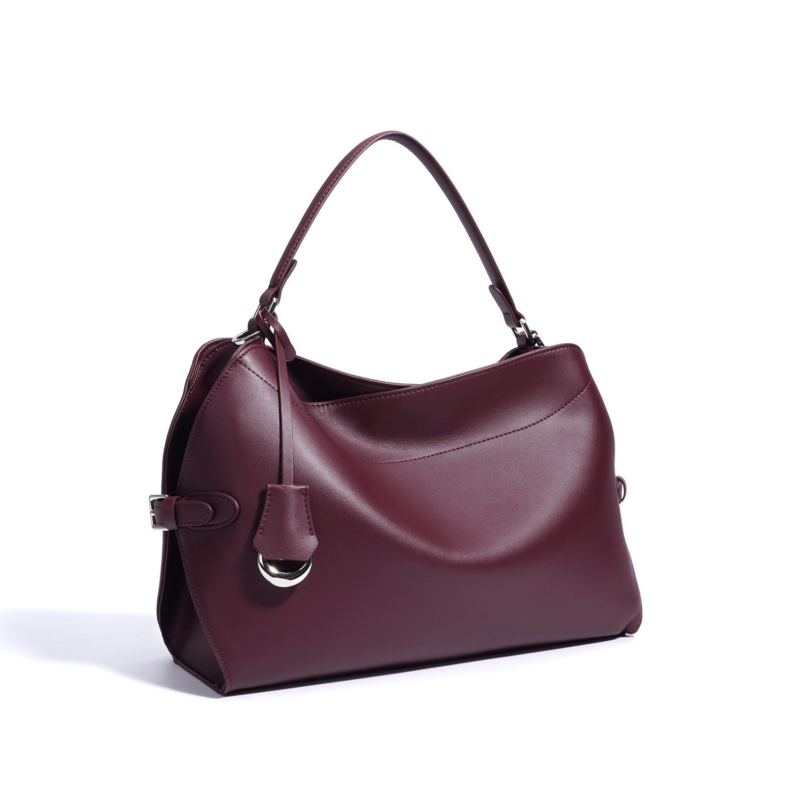 Schultertasche mit großem Fassungsvermögen Nischendesign Einfache Umhängetasche Damen High Sense Vielseitige Pendlerhandtasche von Joom DACH