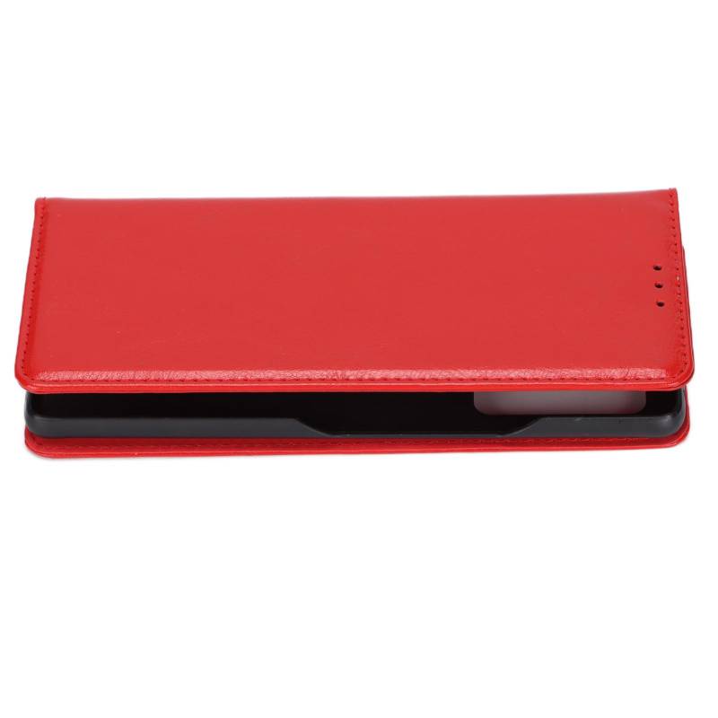 Schutzhülle aus Leder Sturzsicher Magnetklappe mit unsichtbarer Geldbörse für Galaxy Z Fold 2Rot rot von Joom DACH