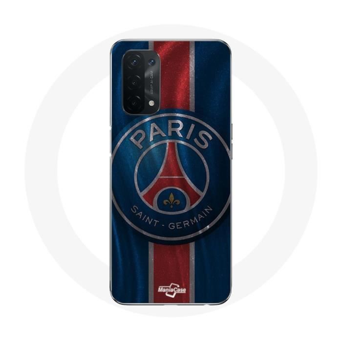 Schutzhülle für Oppo A74 5G, Paris Saint-Germain-Logo, PSG-Poster von Joom DACH