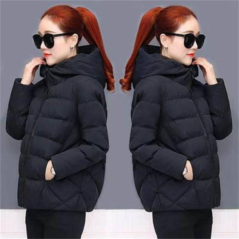 Schwarze Mode Puffer Mäntel Winter Kapuzen Baumwolle Mantel Lose Jacken Frauen Kurze Unten Baumwolle Jacke Casual Weibliche Outwear XXXXXL schwarz Schwarze Mode Puffer Mäntel Winter Kapuzen Baumwolle Mantel Lose Jacken Frauen Kurze Unten Baumwolle Jacke Casual Weibliche Outwear XXXXXL schwarz von Joom DACH