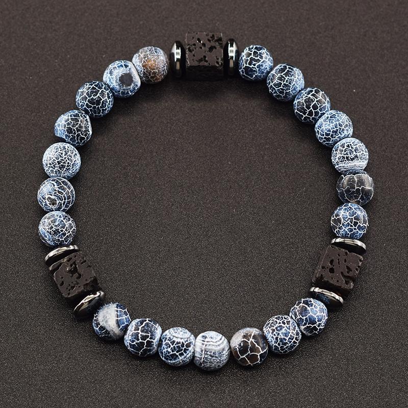 Schwarze Turmalin-Armbänder, Schutz für Männer, Kristall-Armbänder, Chip-Perlen, Chakra, natürliche Edelstein-Armbänder von Joom DACH