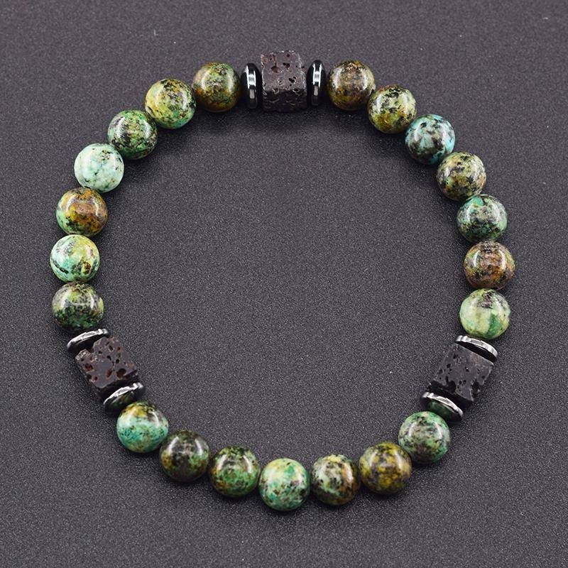 Schwarze Turmalin-Armbänder, Schutz für Männer, Kristall-Armbänder, Chip-Perlen, Chakra, natürliche Edelstein-Armbänder von Joom DACH