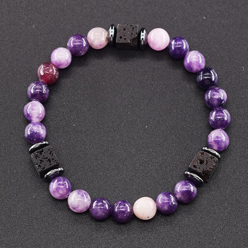 Schwarze Turmalin-Armbänder, Schutz für Männer, Kristall-Armbänder, Chip-Perlen, Chakra, natürliche Edelstein-Armbänder von Joom DACH