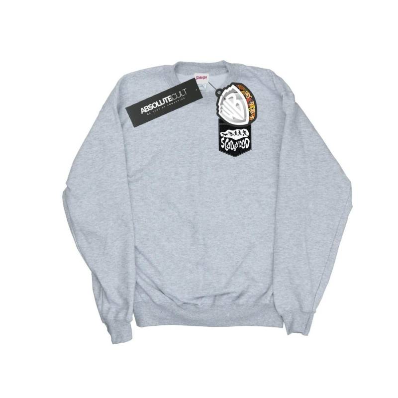 Scooby Doo Herren-Sweatshirt mit künstlichen Taschen L grau von Joom DACH