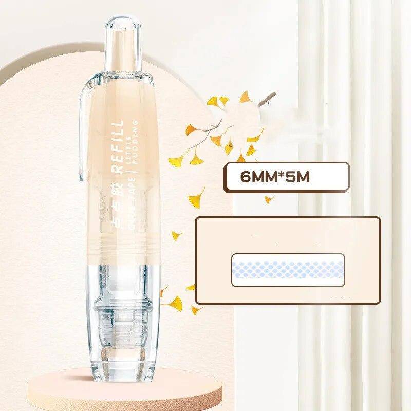 Scrapbook-Kleber, Einfachheit, Korrekturband, Stil, Mini-Kleber, tragbar, löschbarer Kleber, nicht klebrig, Notizblock, Studnet-Zubehör von Joom DACH