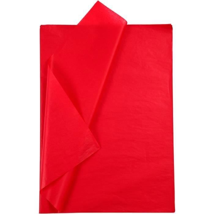 Seidenpapier - Nicht spezifiziert - 50 x 70 cm - 10 Blatt - Farbe Rot - Gemischt von Joom DACH