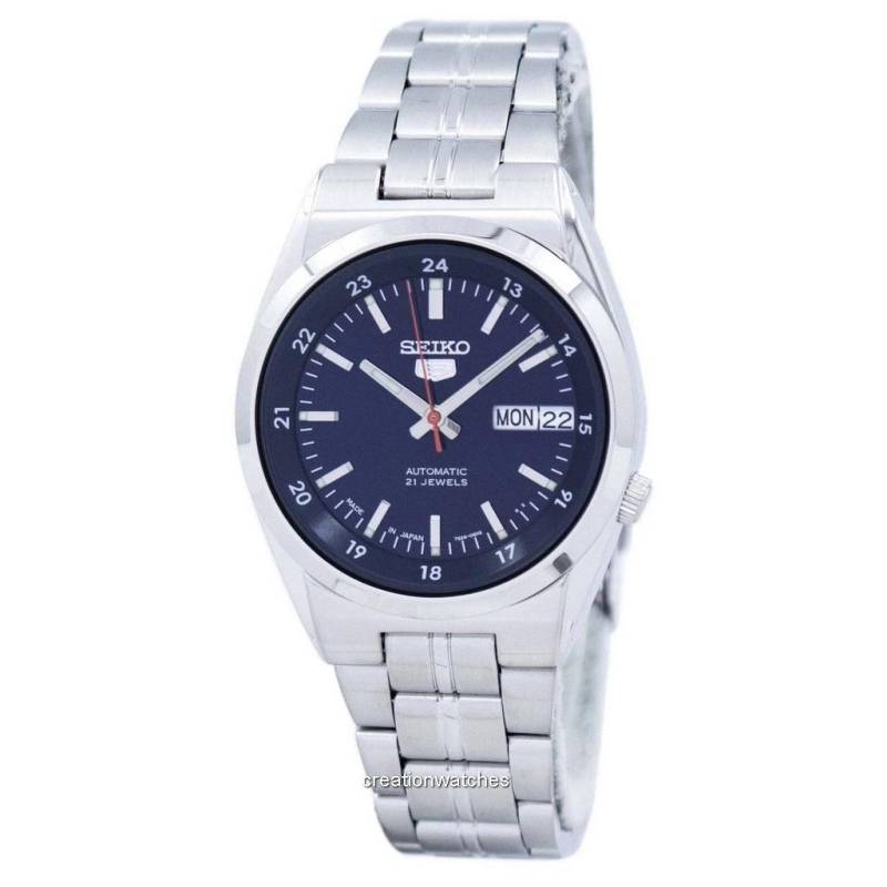Seiko 5 Automatic Japan Made SNK563 SNK563J1 SNK563J Herrenuhr blau von Joom DACH