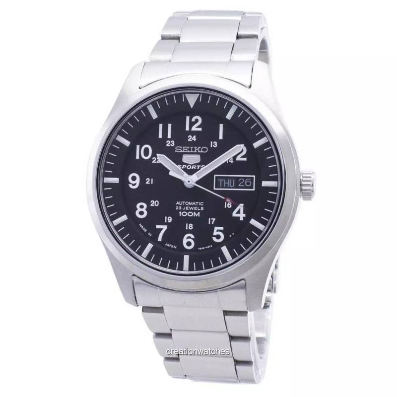 Seiko 5 Sports SNZG13 SNZG13J1 SNZG13J Automatic Analog Herrenuhr schwarz von Joom DACH