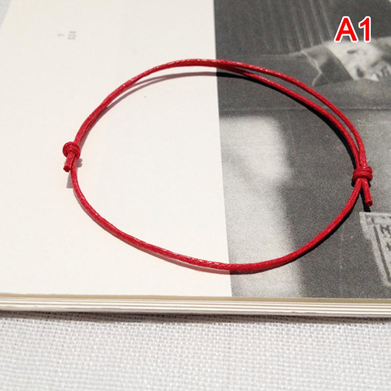 Seil Fußkettchen Schwarz Weiß Rot Farbe Einstellbar Klassische Männer Frauen Sommer rot von Joom DACH