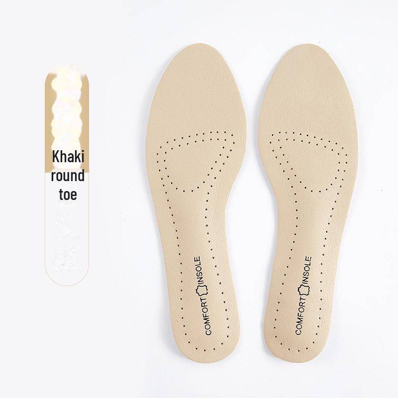 Selbstklebende, atmungsaktive Einlegesohlen aus Rindsleder für Damen – Schweißabsorbierender, rutschfester Komfort für High Heels & Lederschuhe 39-40 von Joom DACH