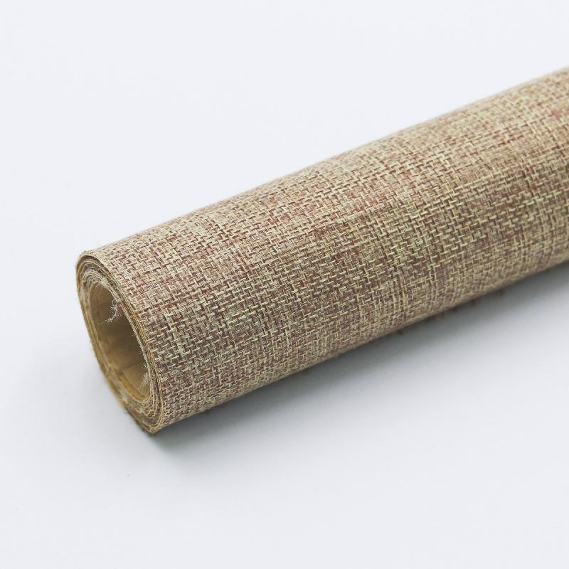 Selbstklebende Leinenstofftapete Abnehmbarer Hanfstoff zur Dekoration DIY Vintage Buchleinen Hintergrund Klebriger Jute für Basteln & Fotoautomat 0.5*1.45m von Joom DACH