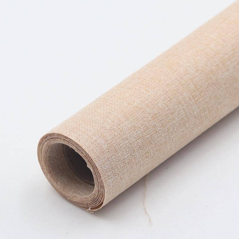 Selbstklebende Leinenstofftapete Abnehmbarer Hanfstoff zur Dekoration DIY Vintage Buchleinen Hintergrund Klebriger Jute für Basteln & Fotoautomat 0.5*1.45m von Joom DACH