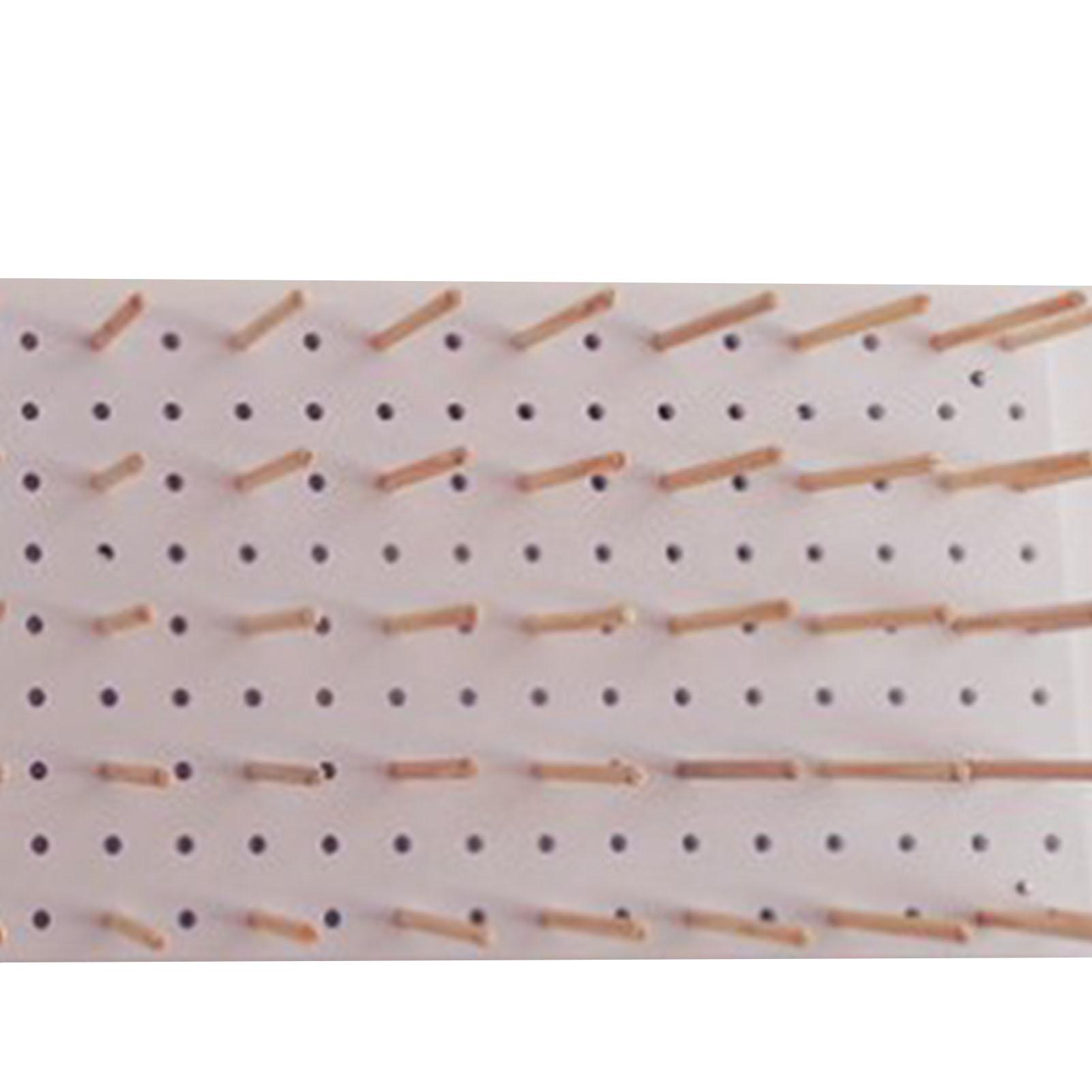 Selbstklebende Nählochplatte mit 25 Holzhaken 11,8x11,8in Multifunktionaler Lochplatten-Organizer von Joom DACH